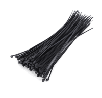 Стяжки нейлоновые 2.5x150мм хомуты 100шт.черные Стяжки нейлоновые 2.5x150мм хомуты 100шт.черные