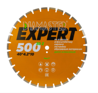 Диск алмазный отрезной сегментный Expert 500*25,4*4,2 мм кирпич/асфальт сухой-мокрый рез Diamaster Диск алмазный отрезной сегментный Expert 500*25,4*4,2 мм кирпич/асфальт сухой-мокрый рез Diamaster