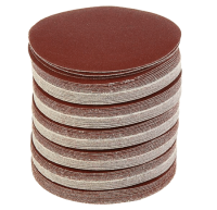 Круг абразивный шлифовальный на липучке Ø125 P80 (УПАКОВКА ПО 100ШТ) Круг абразивный шлифовальный на липучке Ø125 P80 (УПАКОВКА ПО 100ШТ)