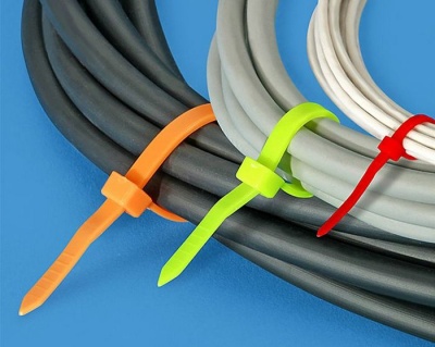 Стяжки нейлоновые 7.6x350мм хомуты 50шт.черные Стяжки нейлоновые 7.6x350мм хомуты 50шт.черные